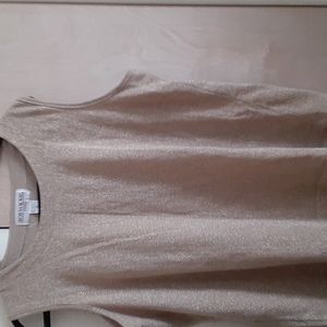 Gold Sleeveless Shirt